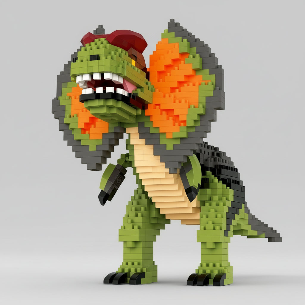 Dilophosaurus | Bouwsteentjes