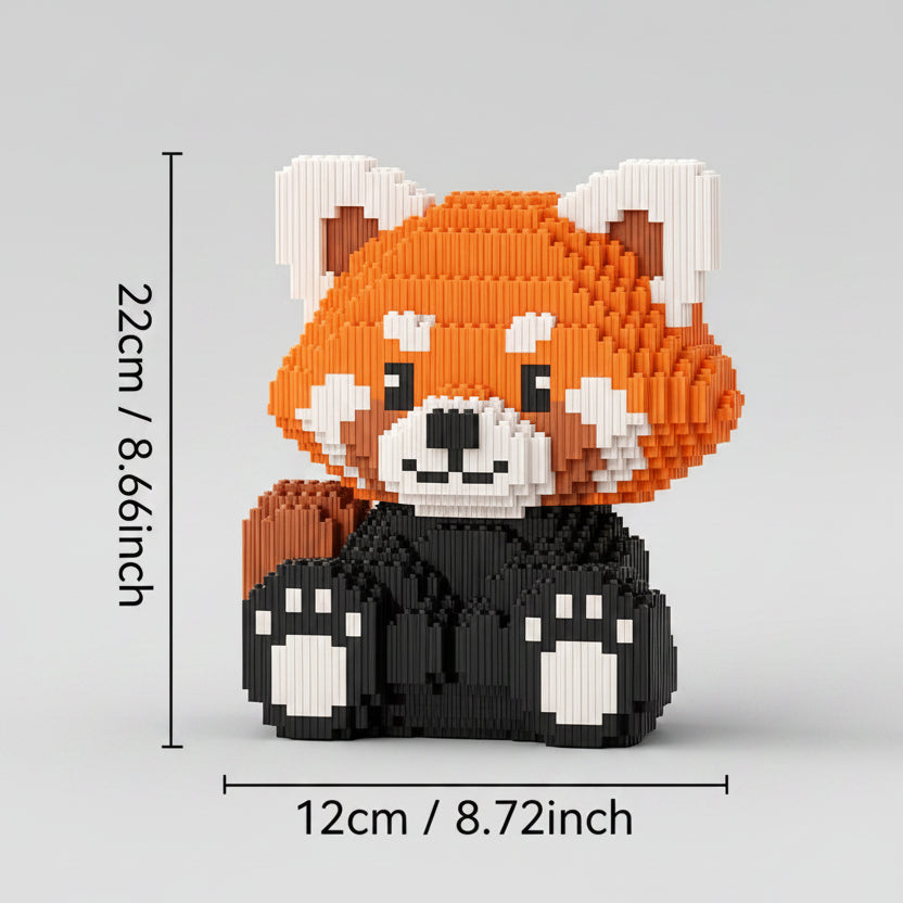 Rode Panda | Bouwsteentjes