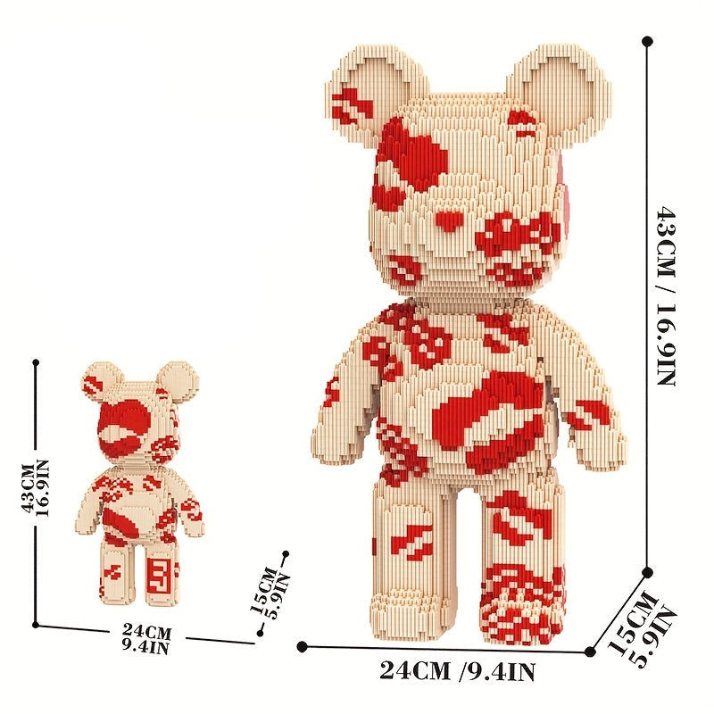 MEGA Kusjes beer | Bouwsteentjes