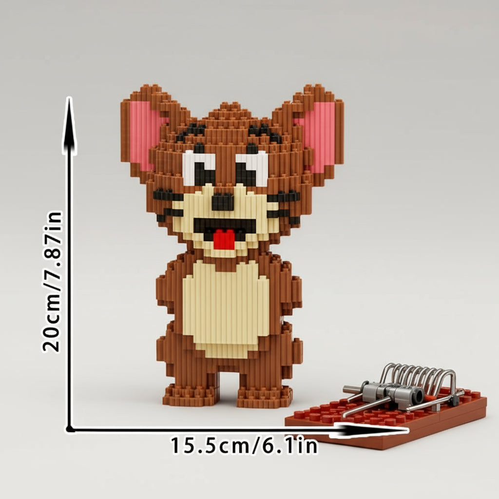 Bruine muis | Bouwsteentjes