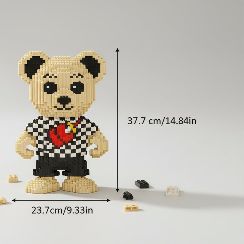 Coole teddybeer | Bouwsteentjes