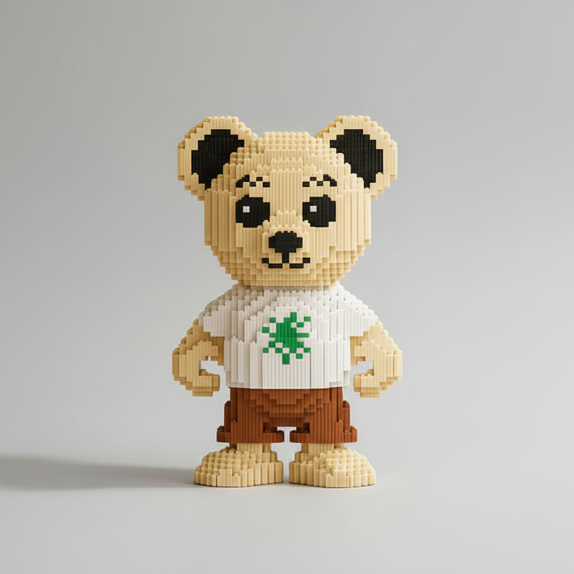 Leuke teddybeer | Bouwsteentjes