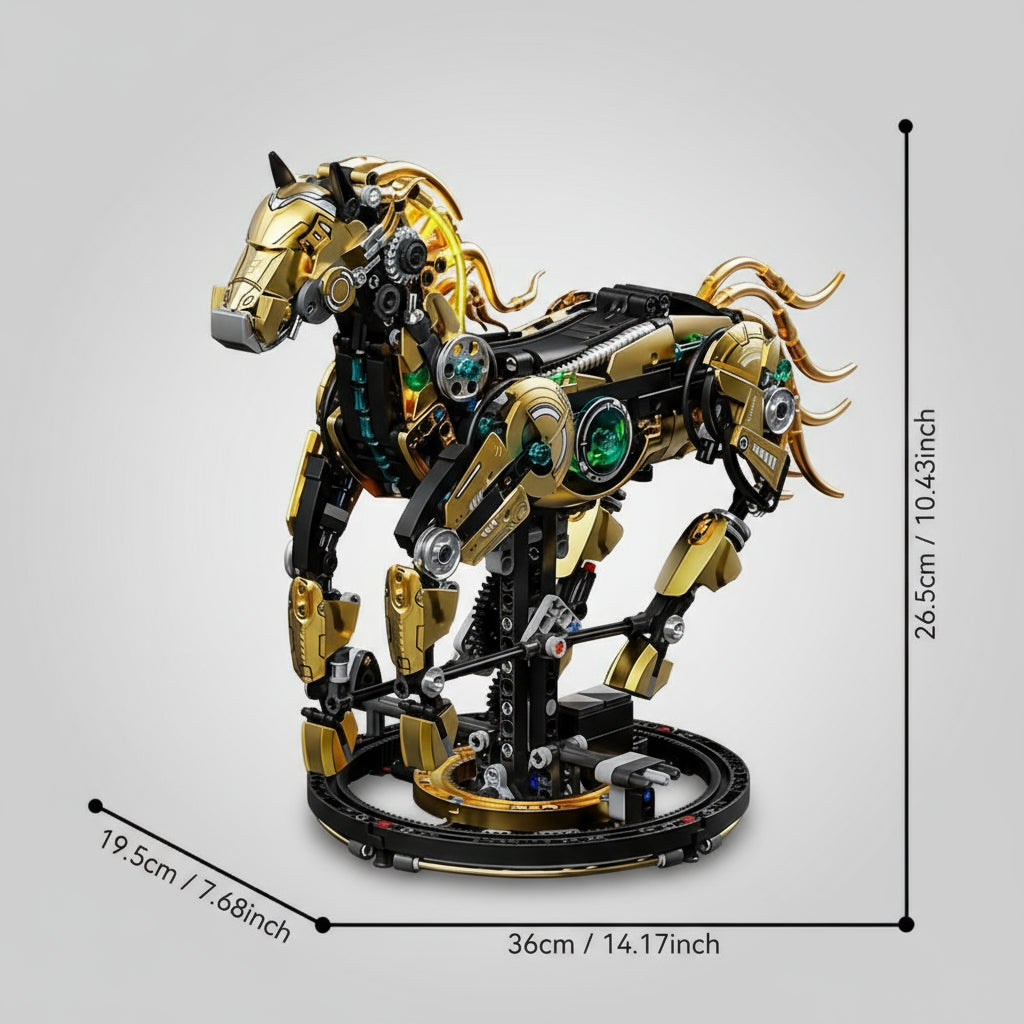 Bewegend paard | Bouwsteentjes