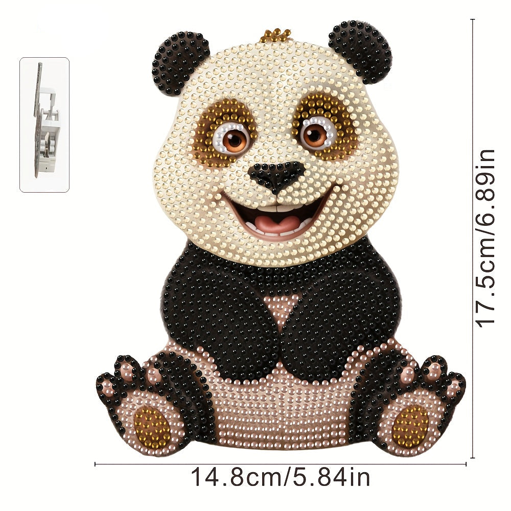 Bewegende panda | Diamond painting