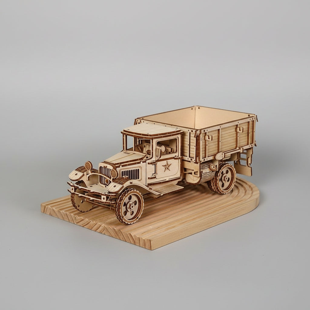Leger truck | Houten bouwpakketten