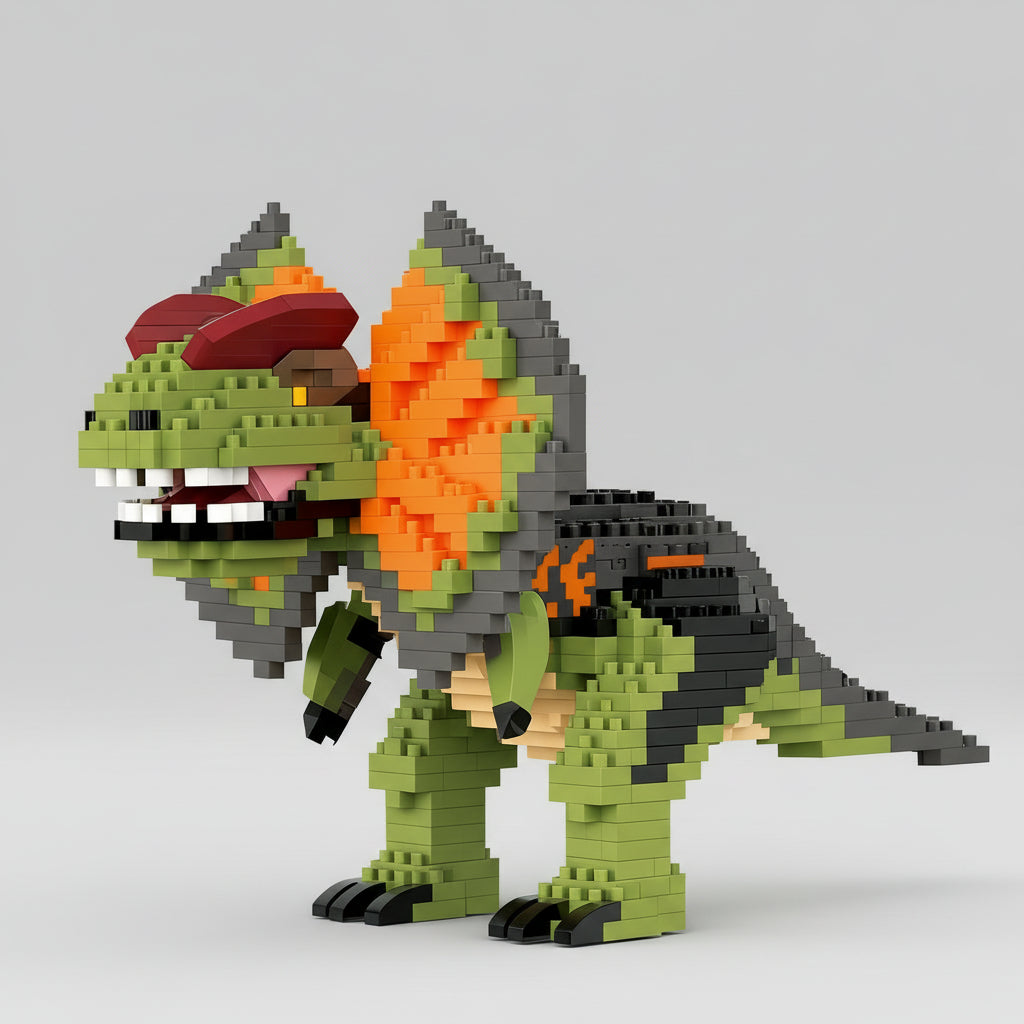 Dilophosaurus | Bouwsteentjes