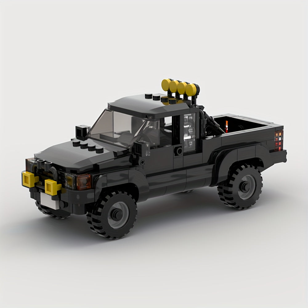 Zwarte Pick-up | Bouwsteentjes