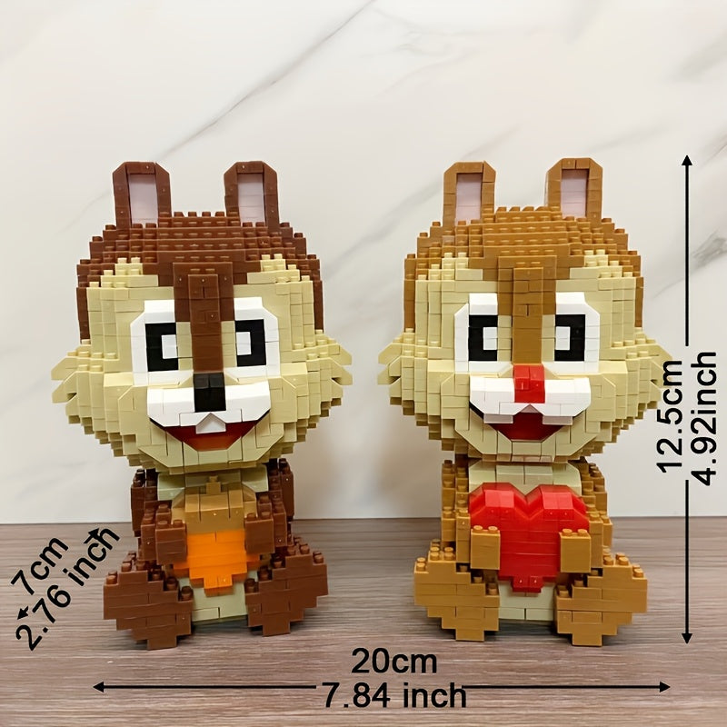 Eekhoorns met hart | Bouwsteentjes