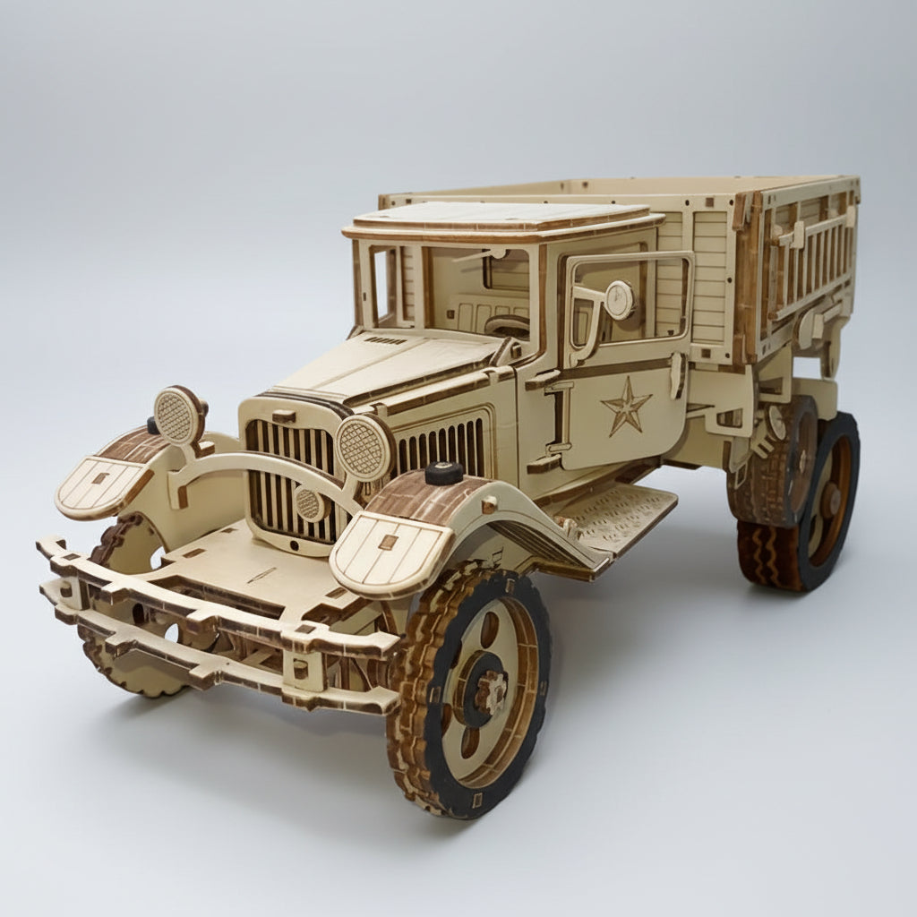 Leger truck | Houten bouwpakketten