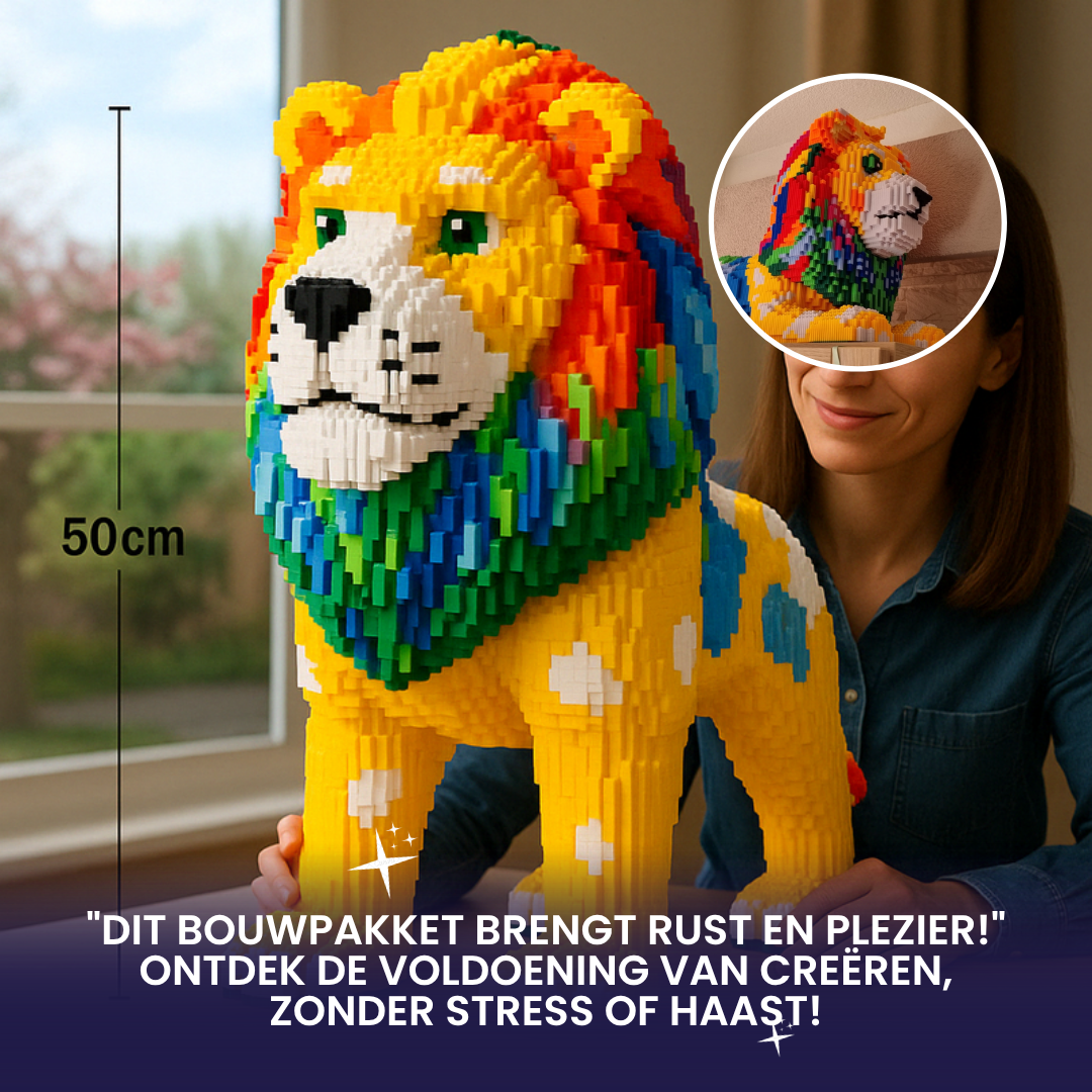 Stoere Leeuw | Bouwsteentjes