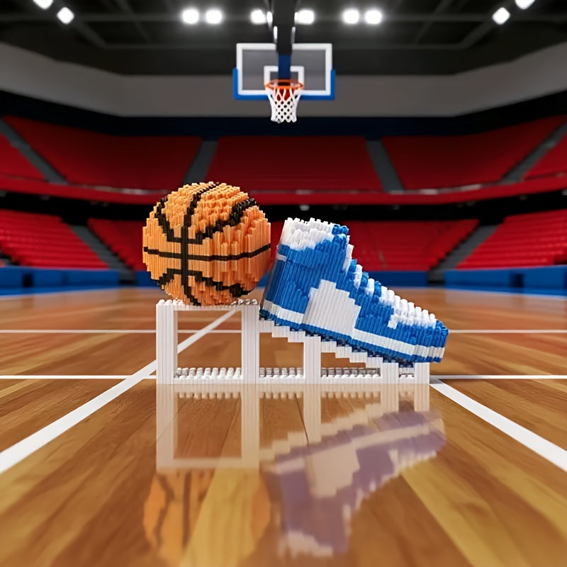 Basketbal schoen & bal | Bouwsteentjes