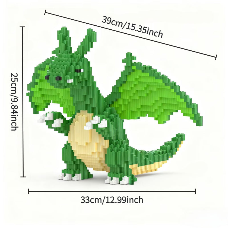 Groene draak | Bouwsteentjes