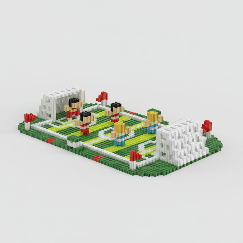 Voetbalveld | Bouwsteentjes