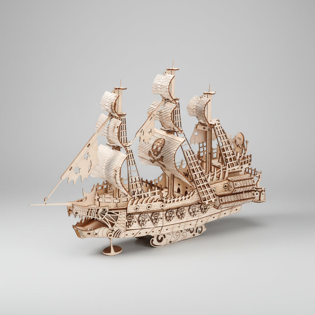 Groot schip | Houten Bouwpakket