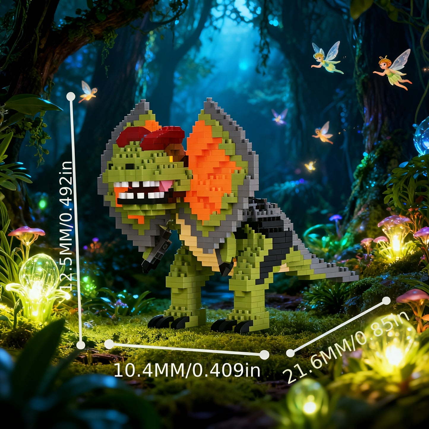 Dilophosaurus | Bouwsteentjes