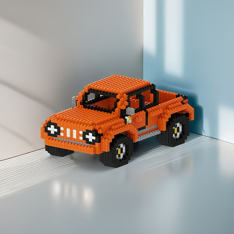 Oranje Truck | Bouwsteentjes
