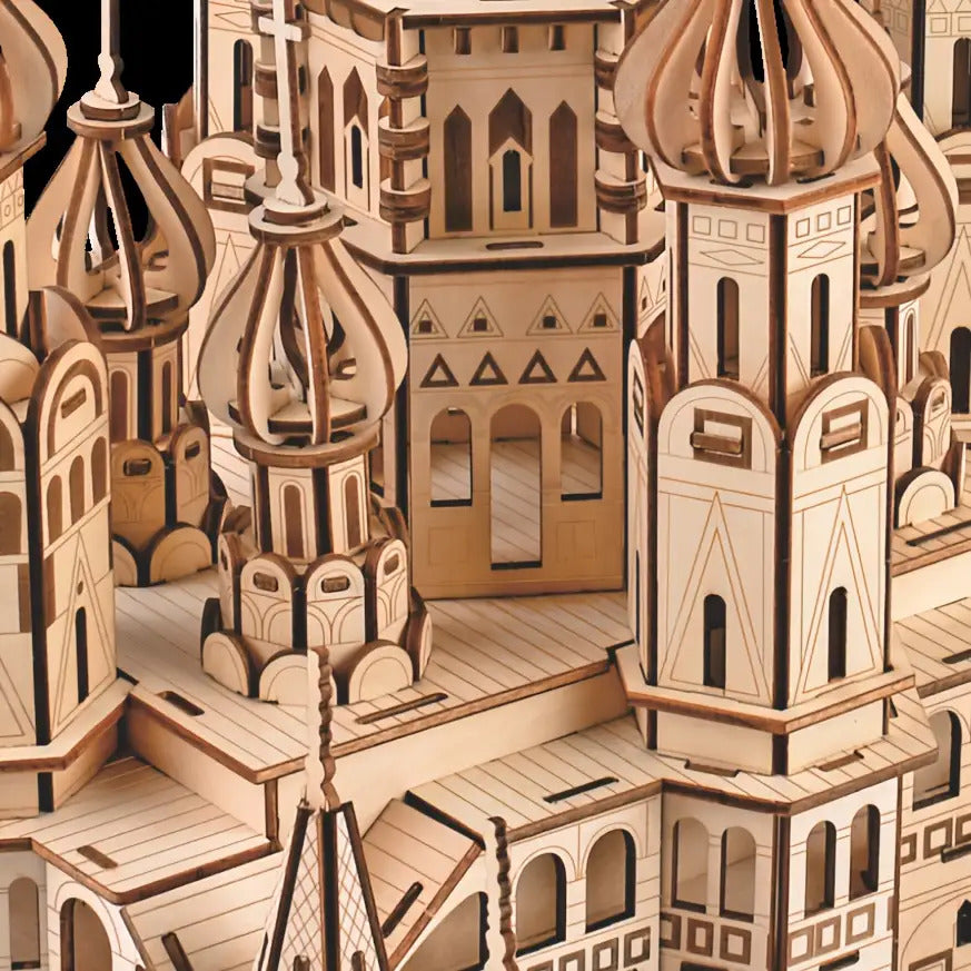 St. Basil'S Kathedraal | Houten Bouwpakket