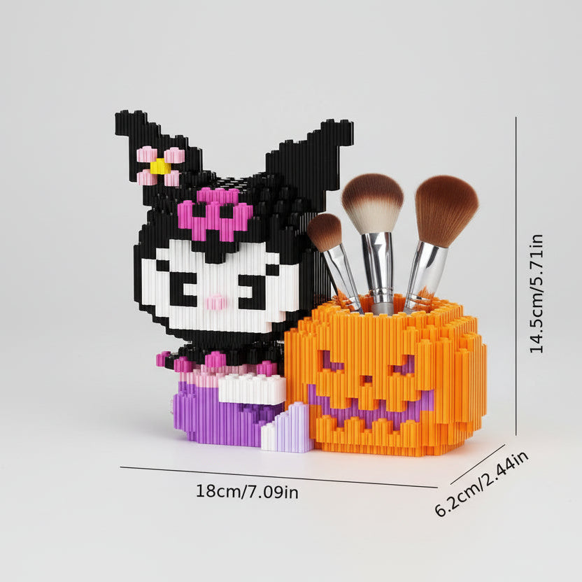 Kuromi pennenbakje | Bouwsteentjes