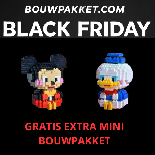 BLACK FRIDAY: GRATIS extra mini bouwpakket cadeau
