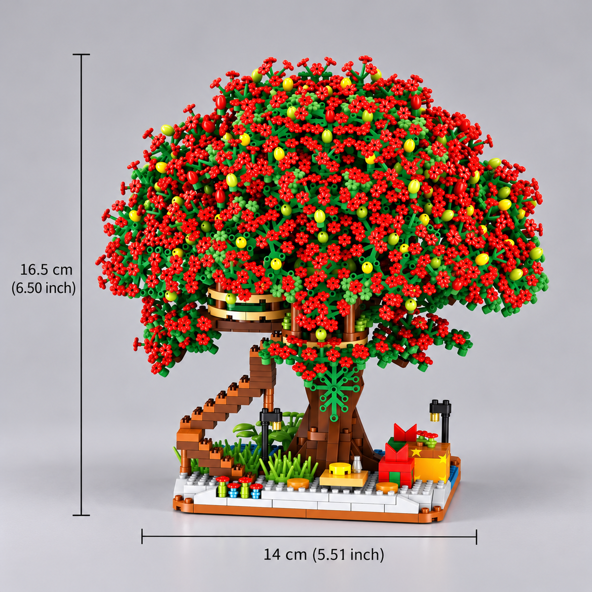 Kerst boomhut | Bouwsteentjes