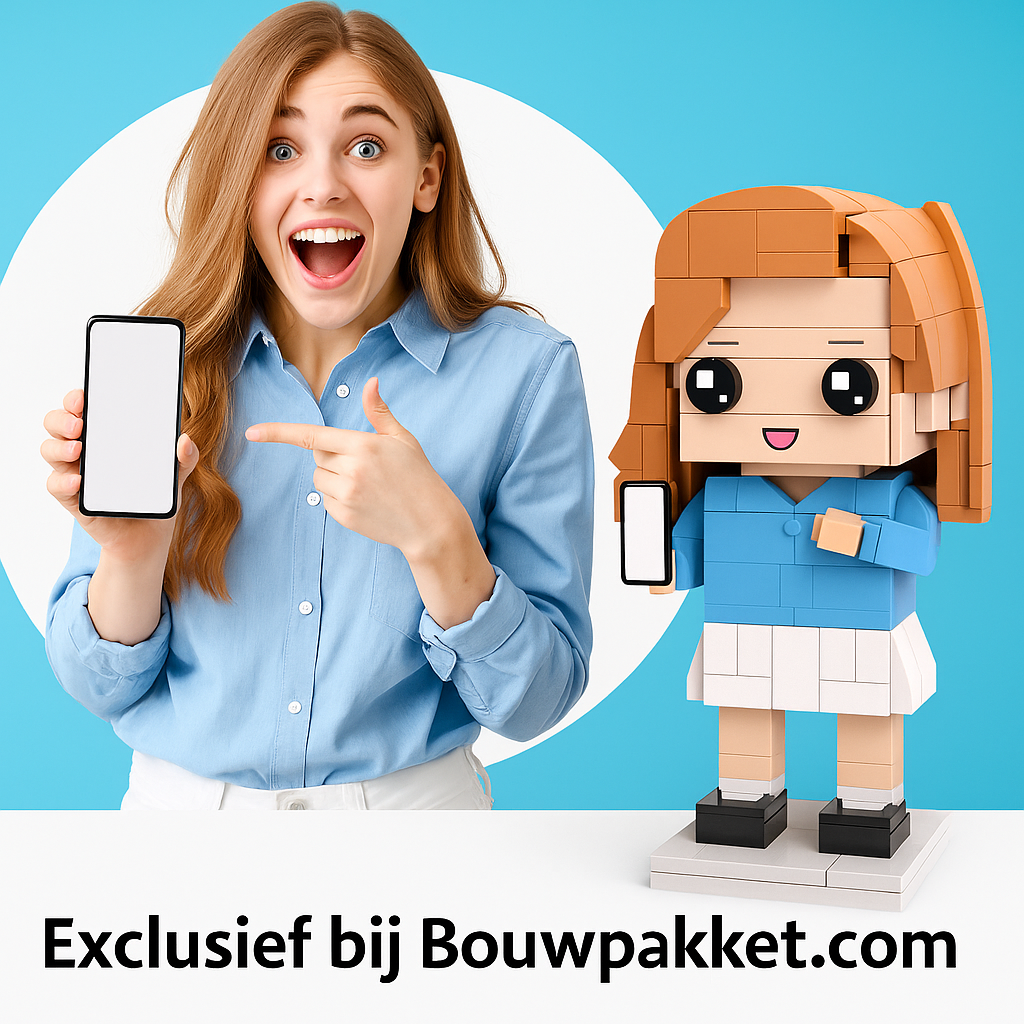 Eigen Foto als Bouwstenen Poppetje – 3 personen | Bouwsteentjes
