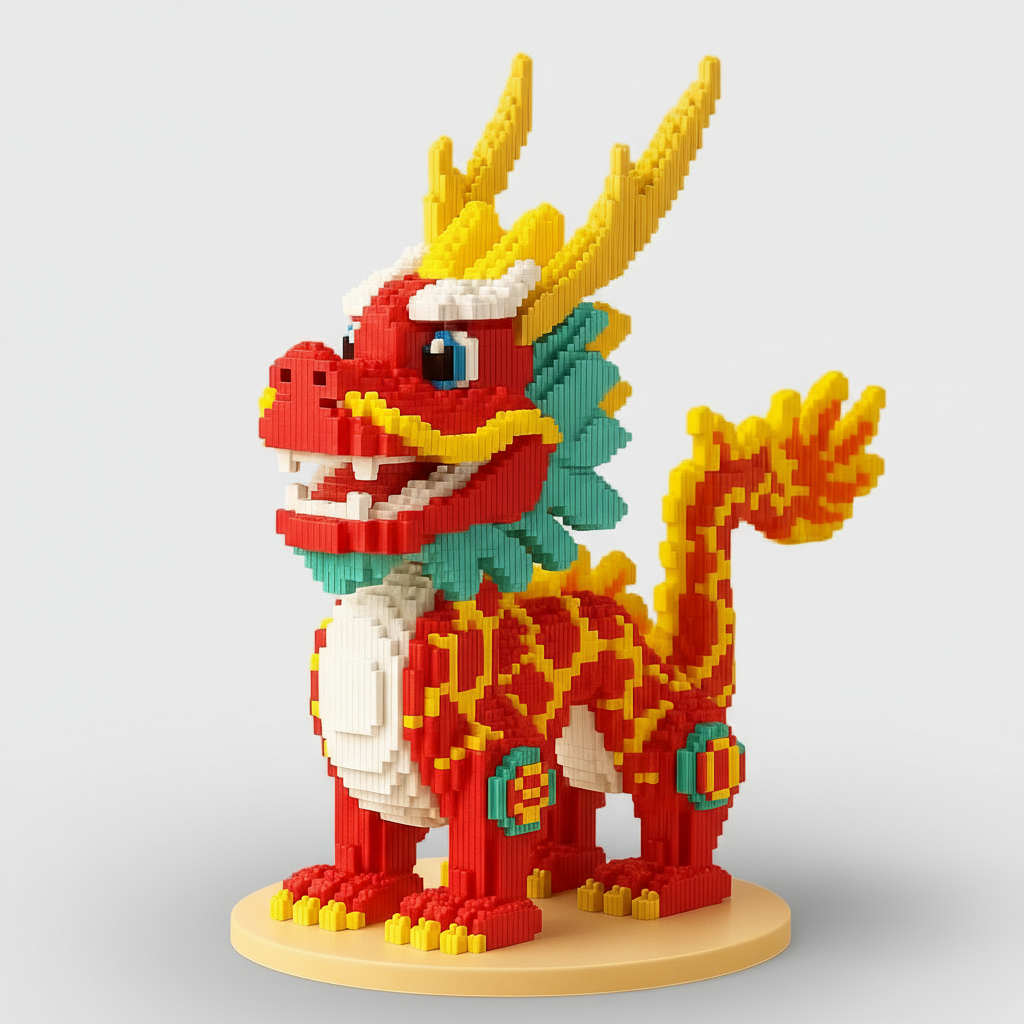 MEGA prachtige draak | Bouwsteentjes