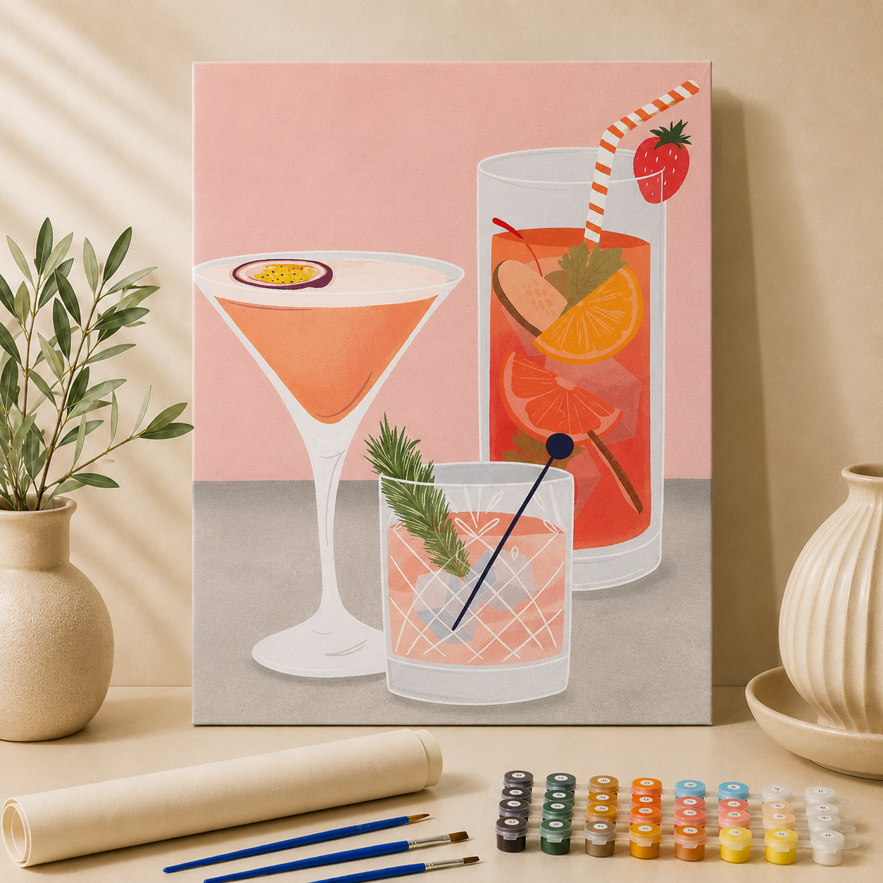 Drankjes | Schilderen op Nummer