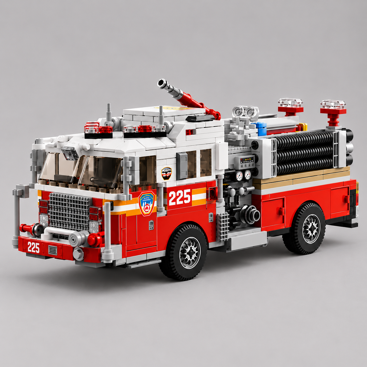 Mega Amerikaanse Brandweerwagen | Bouwsteentjes