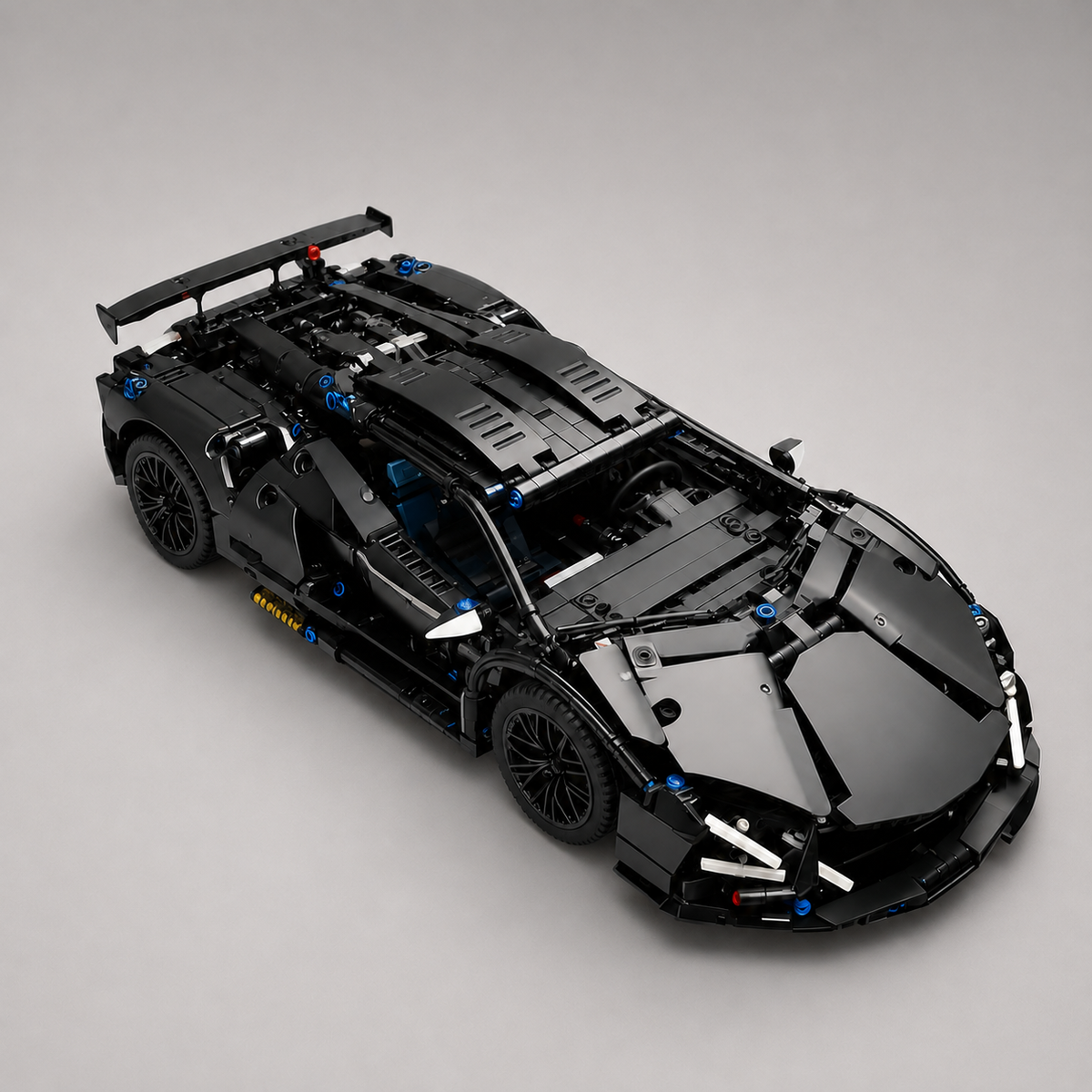Zwarte superauto | Bouwsteentjes