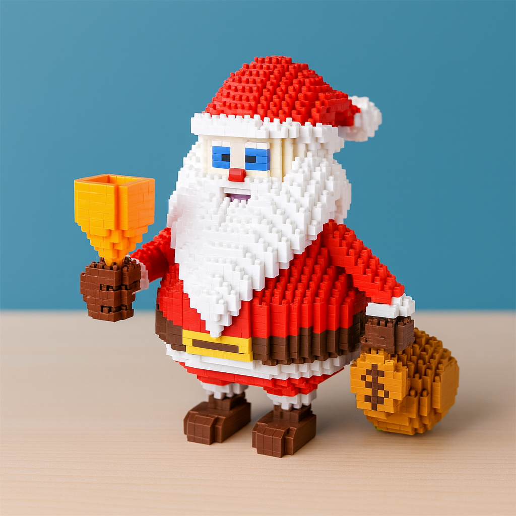 Kerstman | Bouwsteentjes
