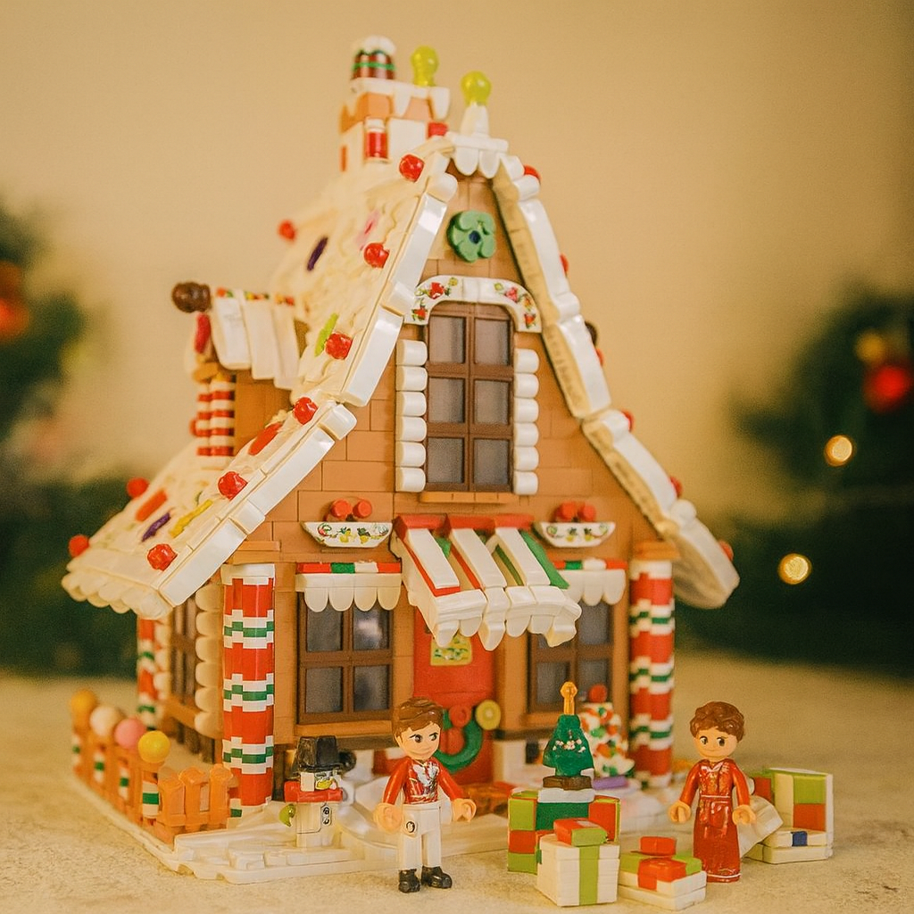 Kerst Villa | Bouwsteentjes