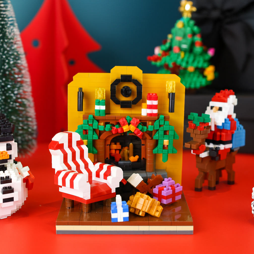 Kerstschoorsteen | Bouwsteentjes