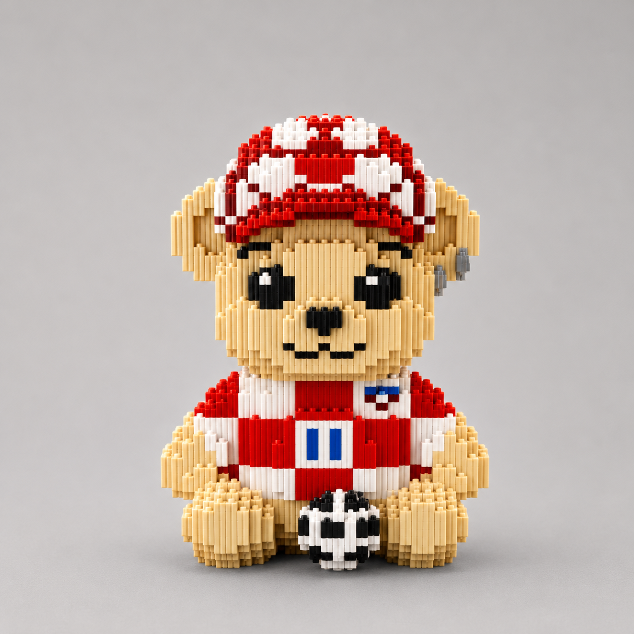Teddybeer met tenue | Bouwsteentjes