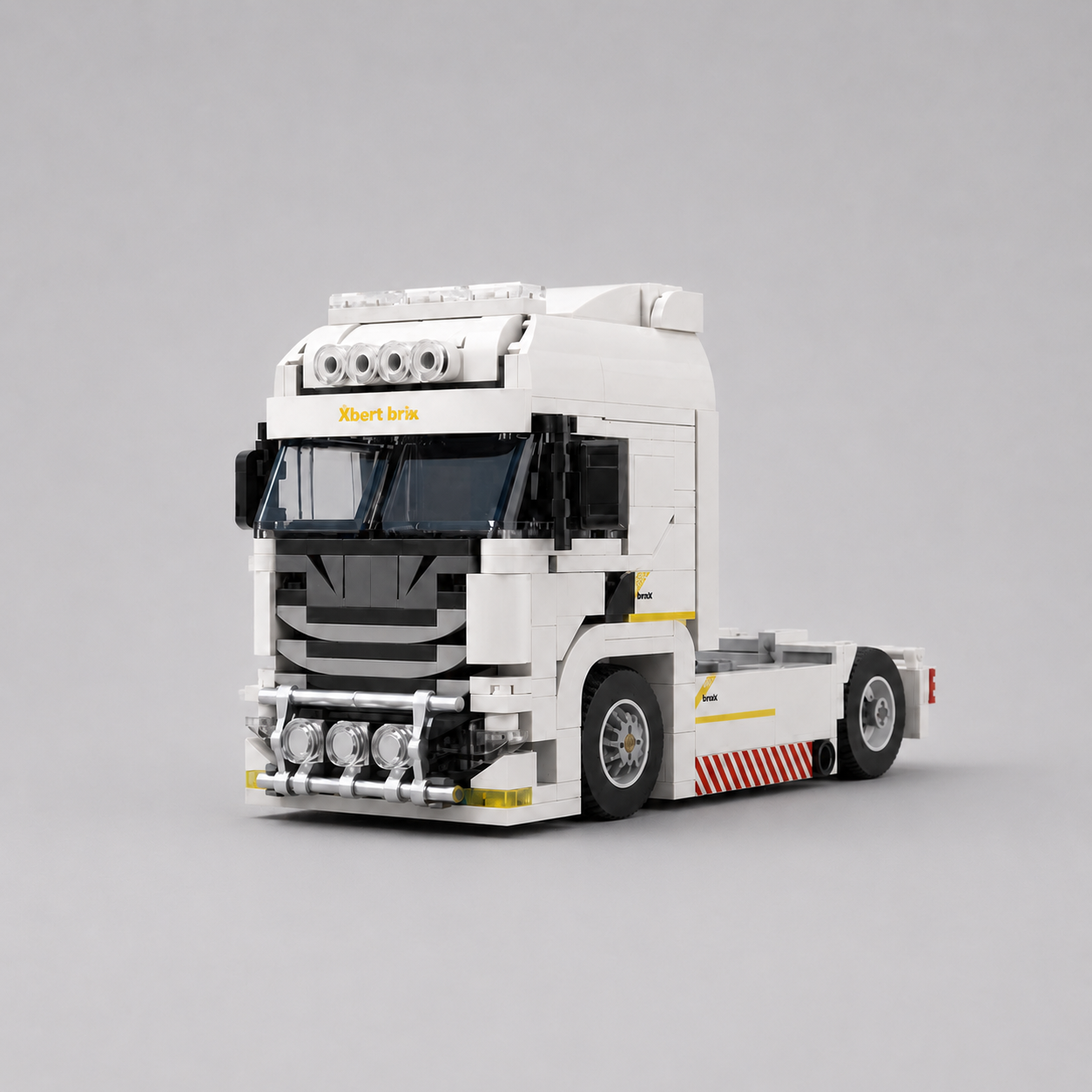 Witte truck | Bouwsteentjes