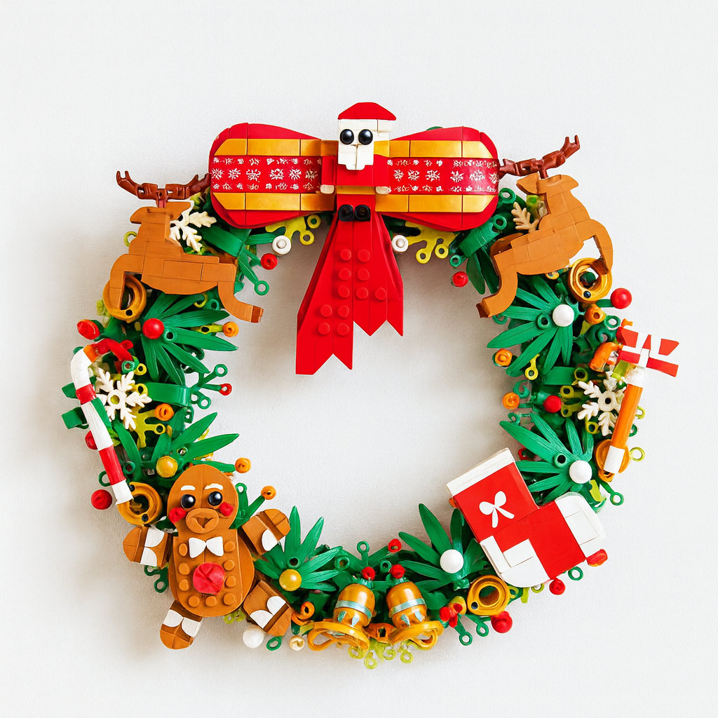Kerstkrans | Bouwsteentjes