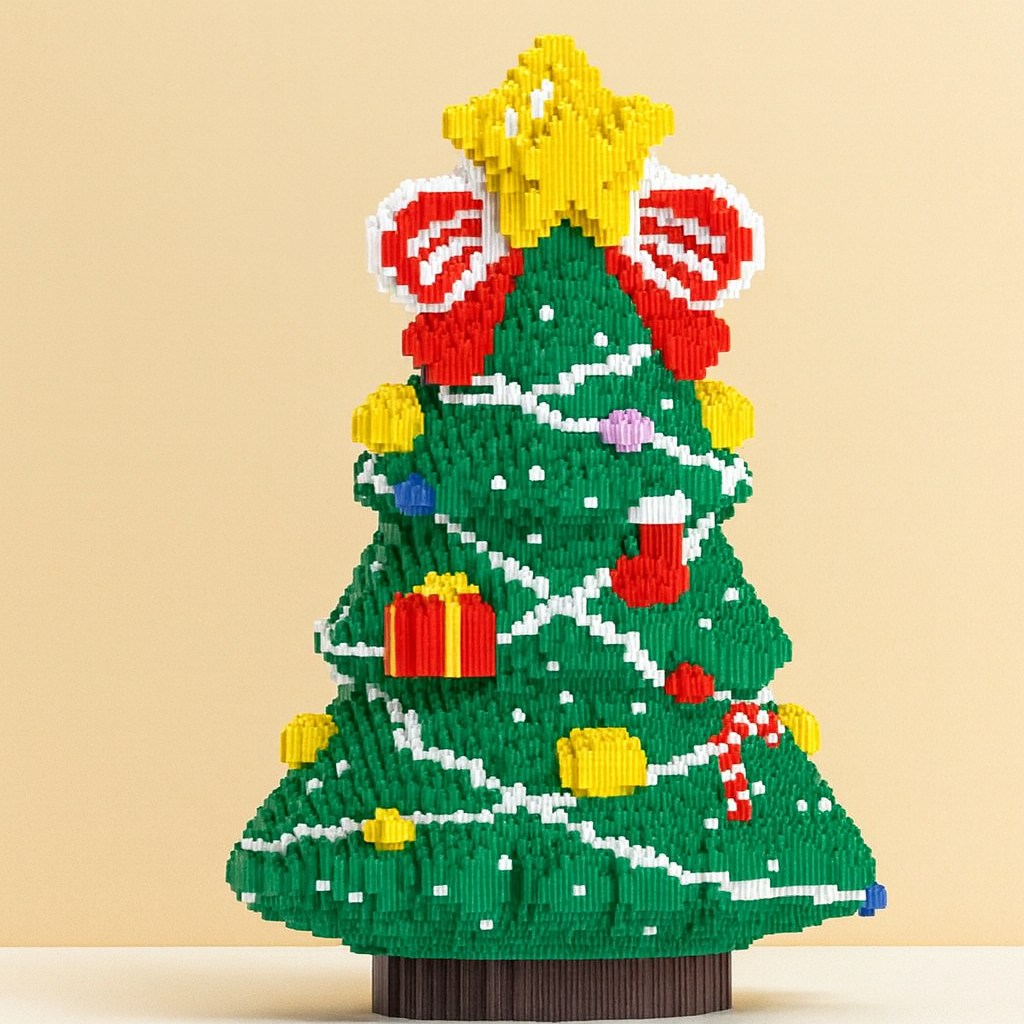 Mega kerstboom | Bouwsteentjes