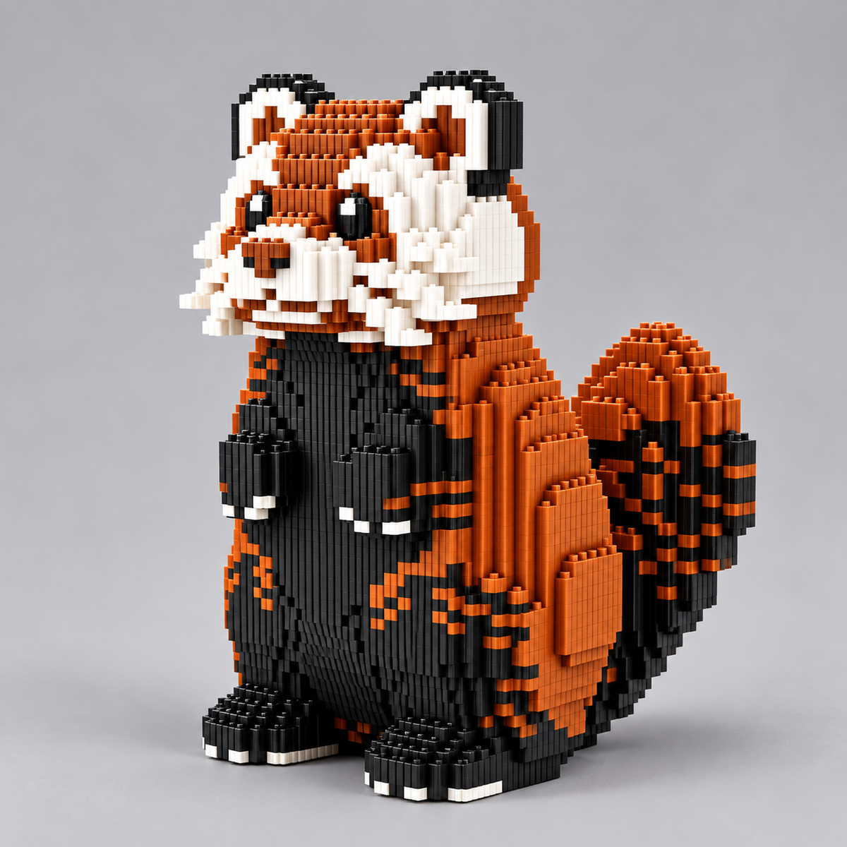 Rode panda | Bouwsteentjes