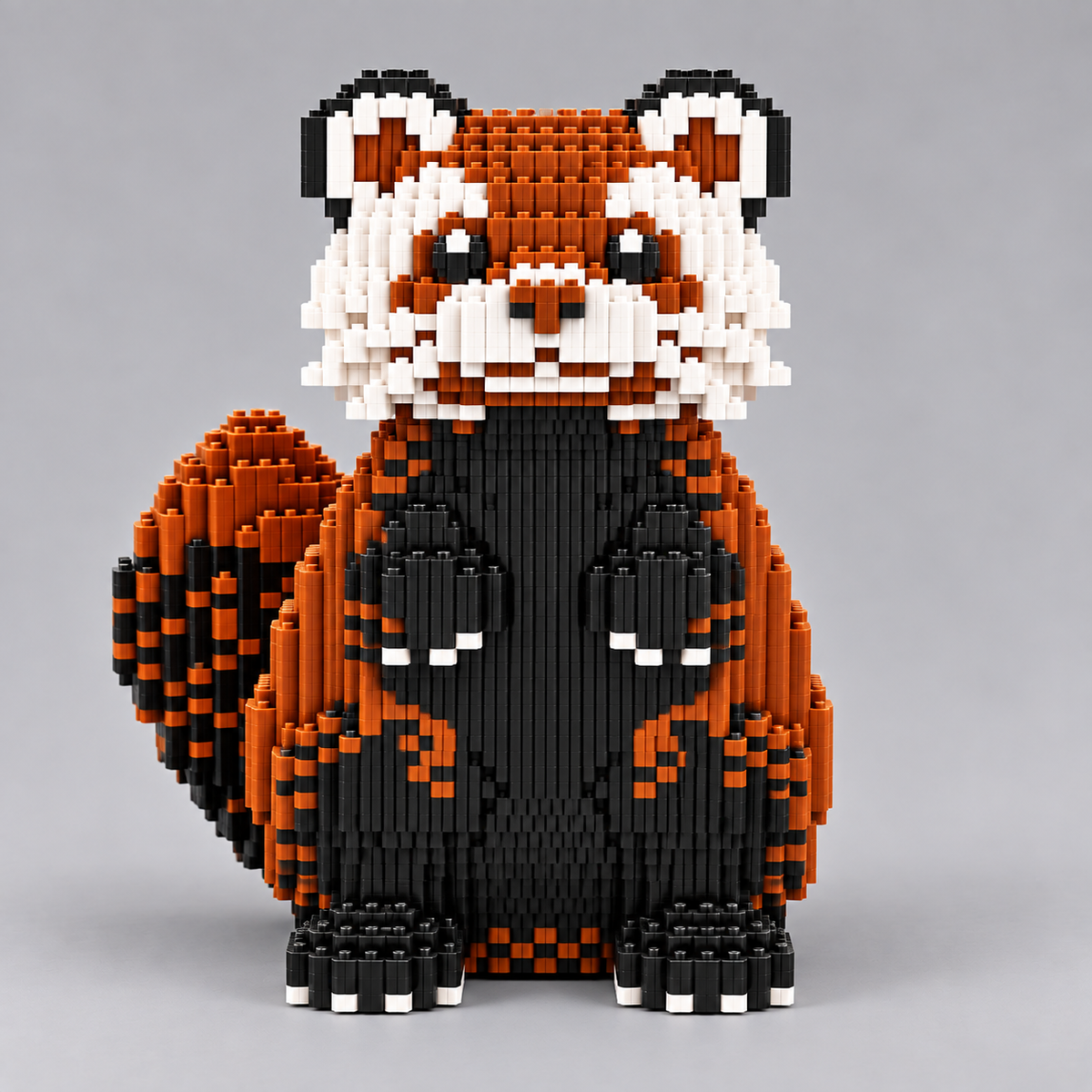 Rode panda | Bouwsteentjes