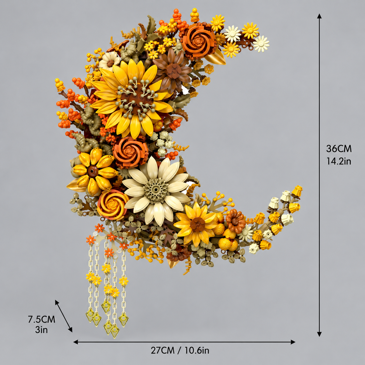 Bloemen maan | Bouwsteentjes