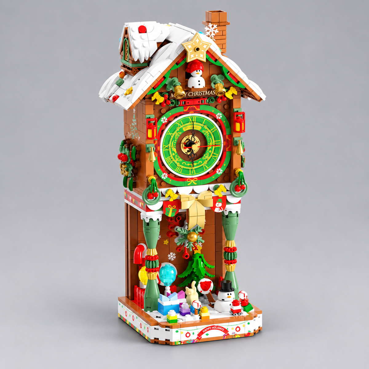 Kerst klok | Bouwsteentjes