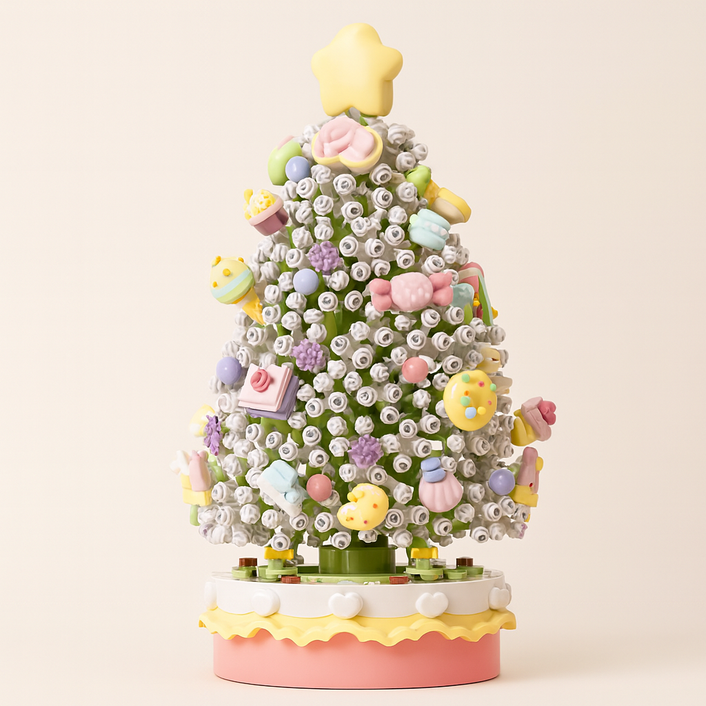 Zoete kerstboom | Bouwsteentjes