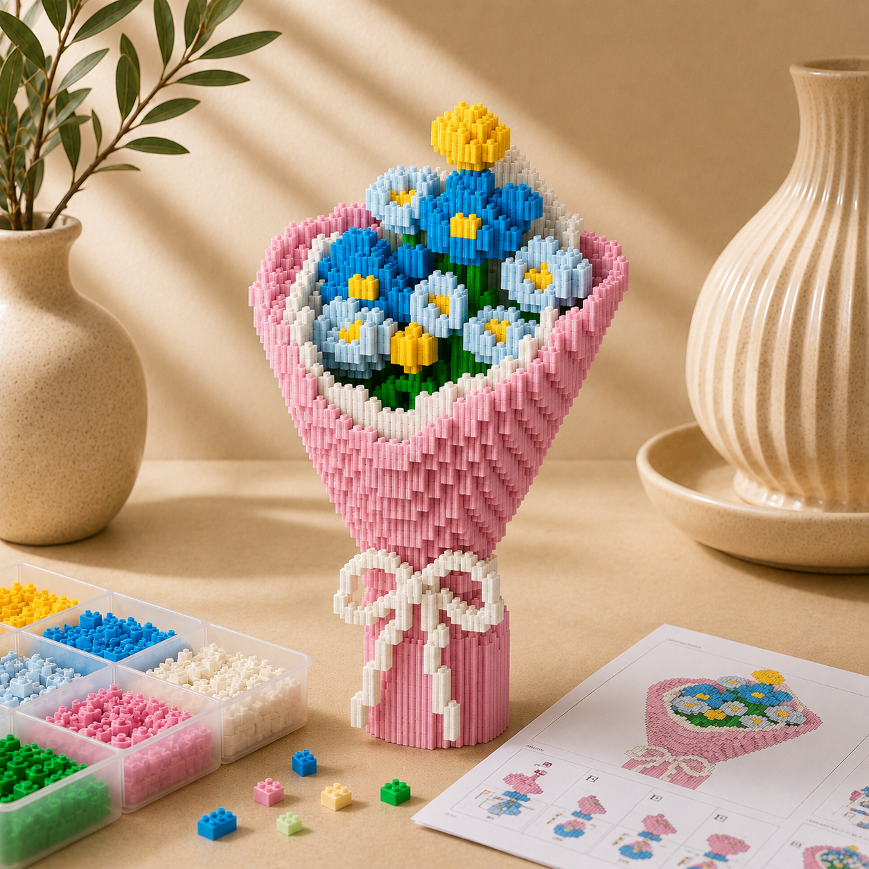 Bos bloemen | Bouwsteentjes