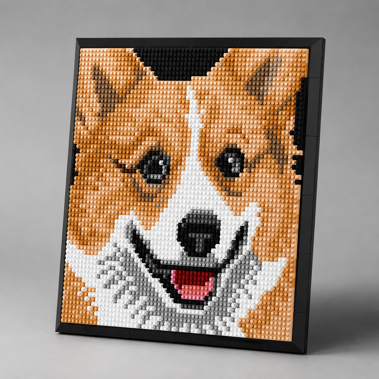 Shiba Schilderij | Bouwsteentjes