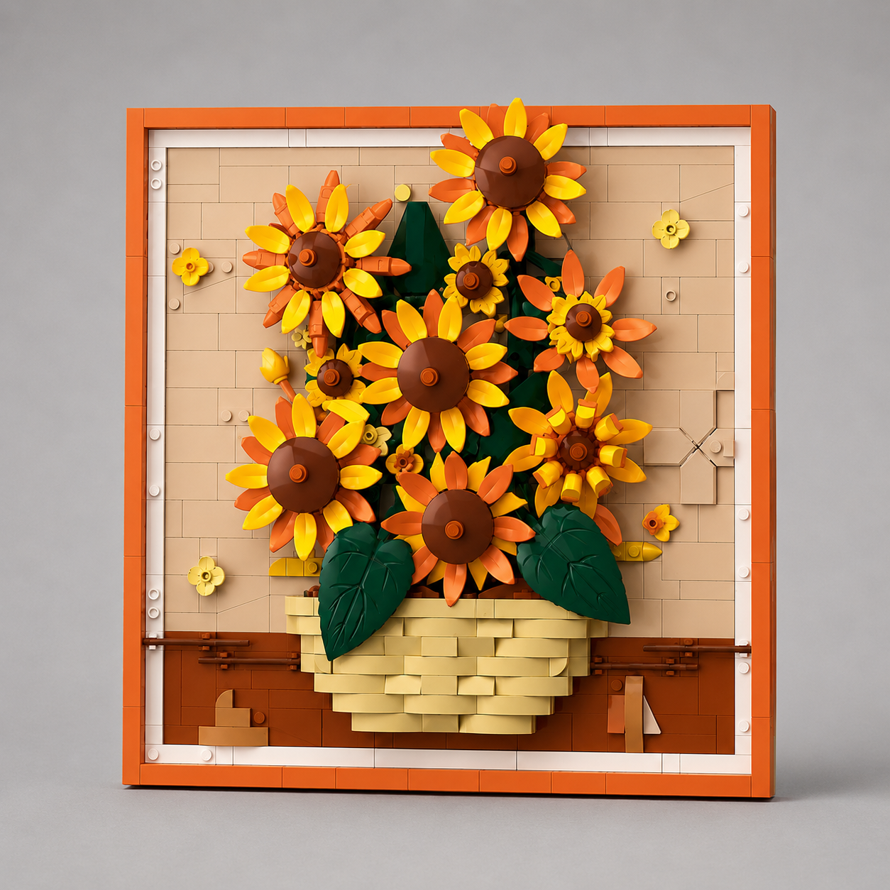 Zonnebloemen | Bouwsteentjes