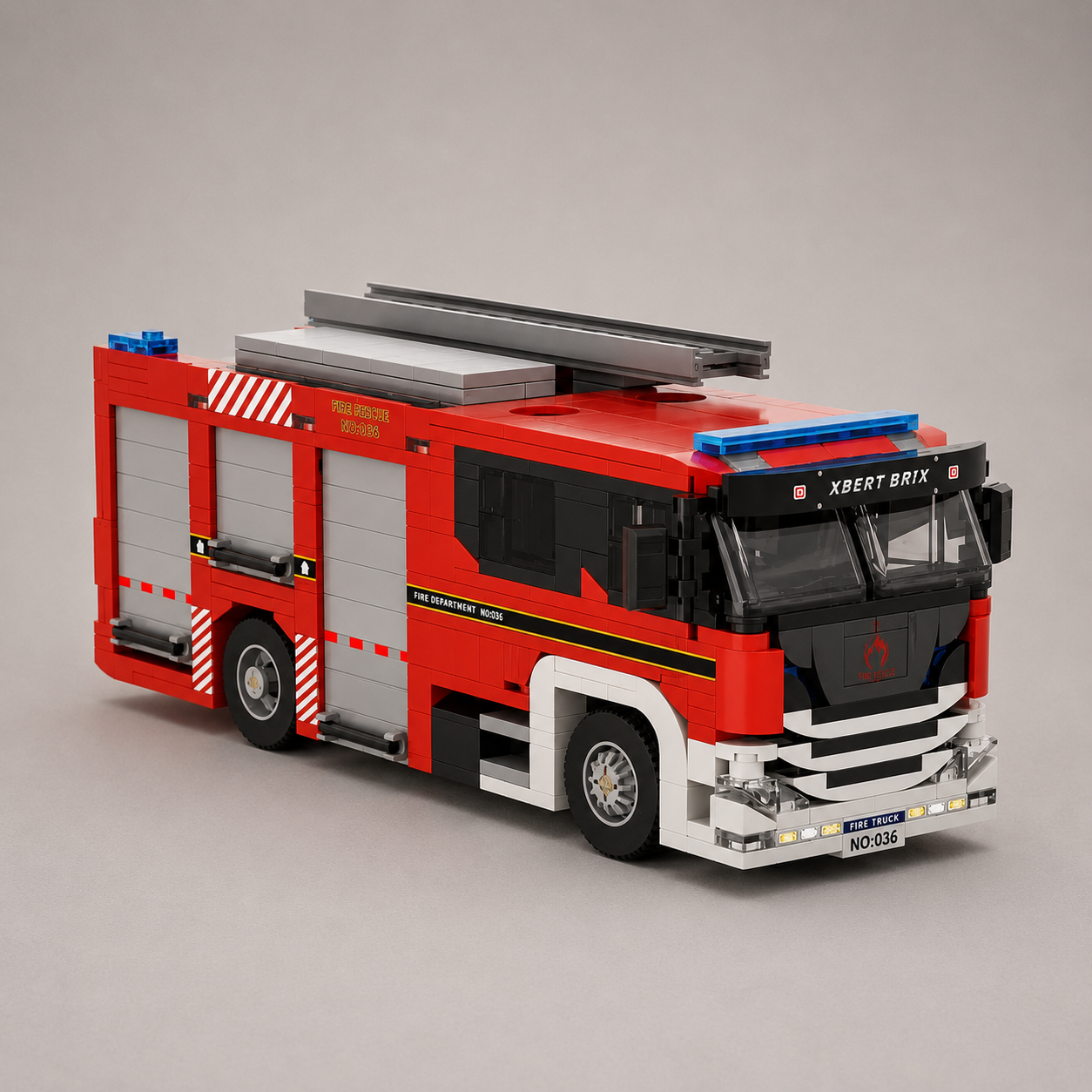 Brandweer auto | Bouwsteentjes