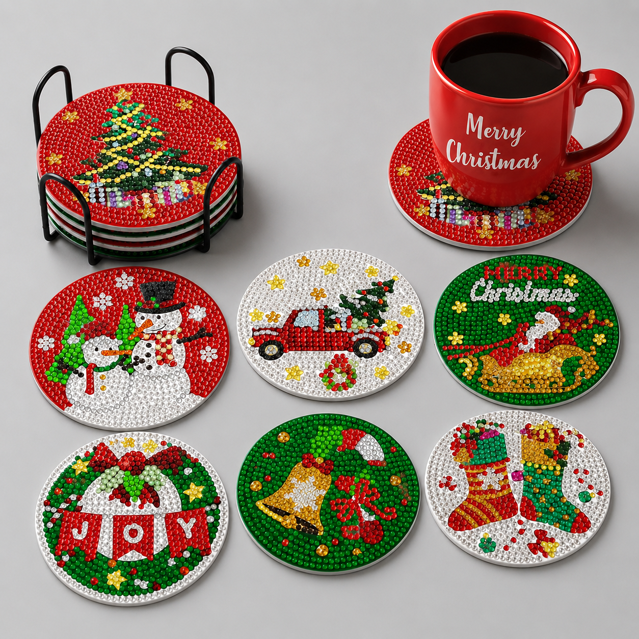 Onderzetters | Kerst | Diamond painting