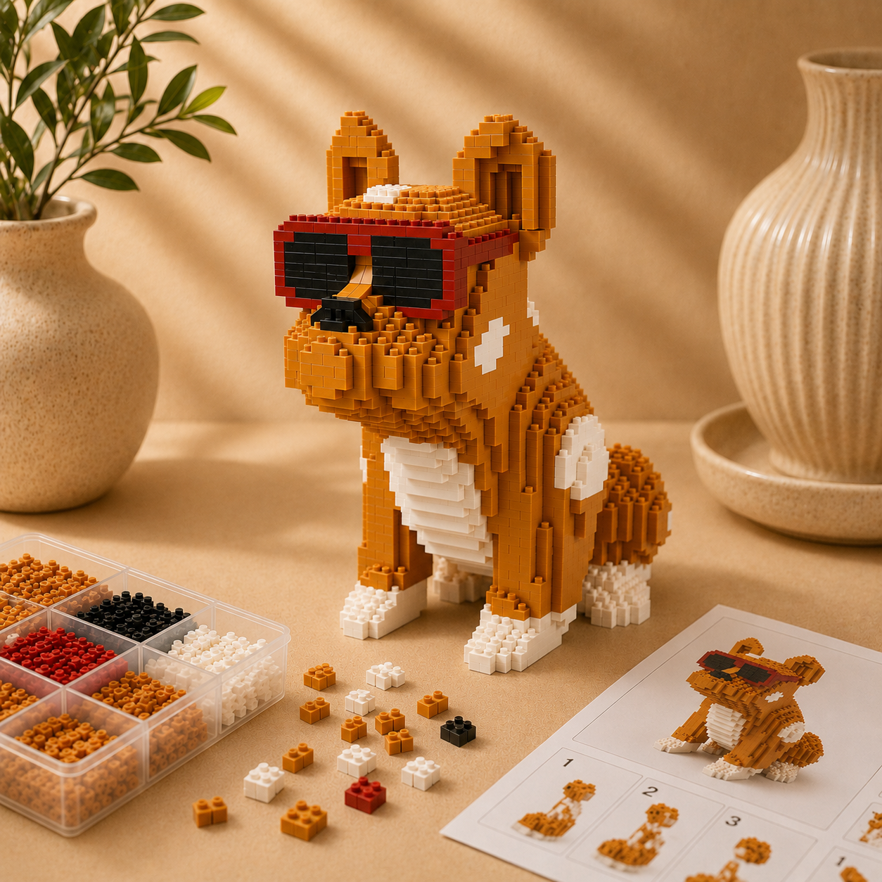 Stoere Bulldog | Bouwsteentjes