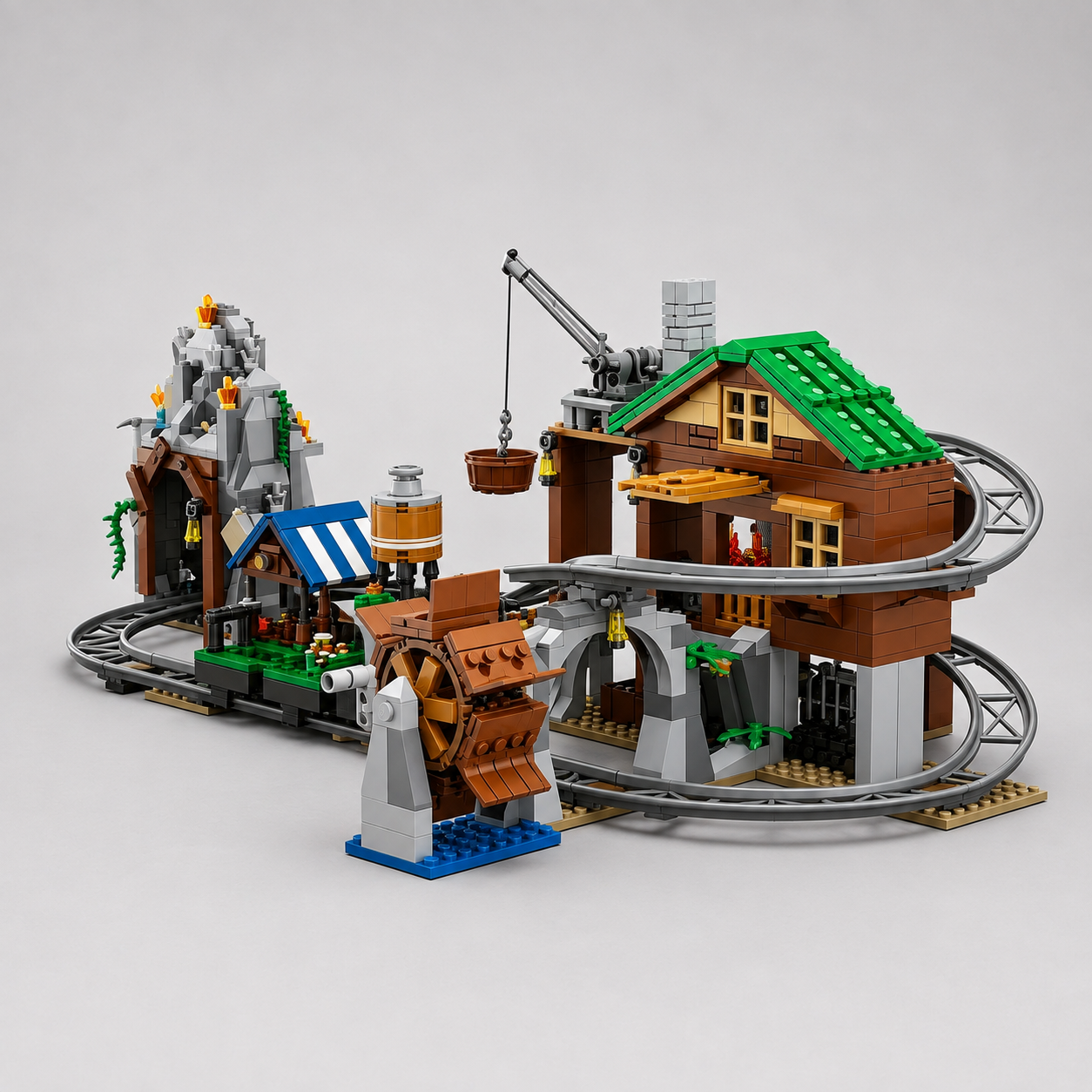 Mega Achtbaan | Bouwsteentjes