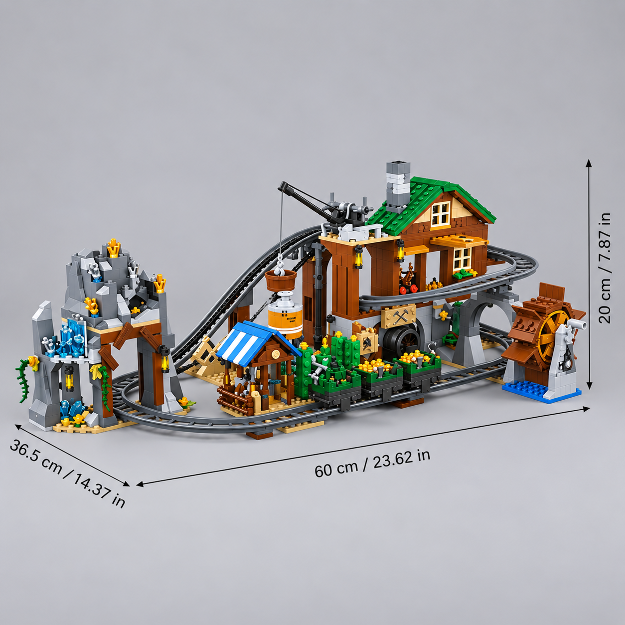 Mega Achtbaan | Bouwsteentjes