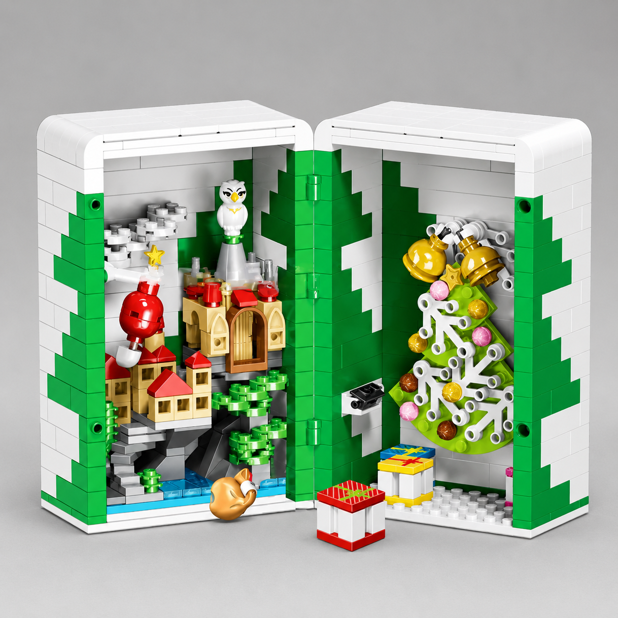 Kerst boek | Bouwsteentjes
